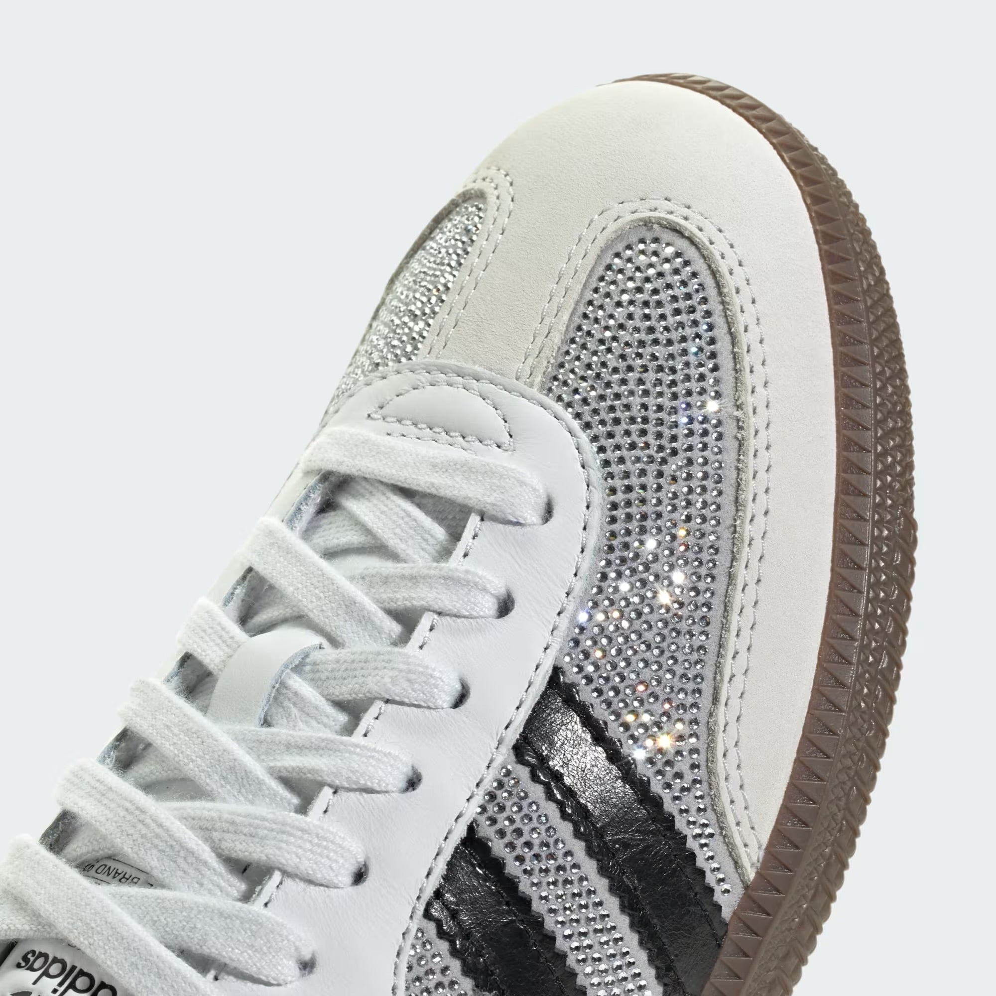 Adidas Samba OG Rhinestone Crystal White Silver