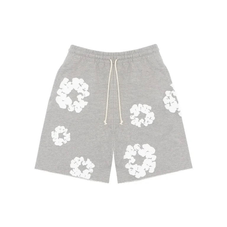 Denim Tears The Cotton Wreath Shorts Grey