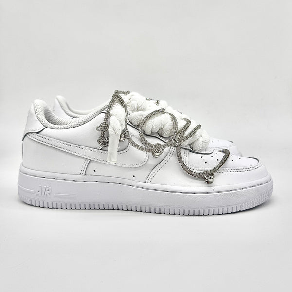 Nike Air Force 1 Custom White Rope Laces Off - Madonnina Resell