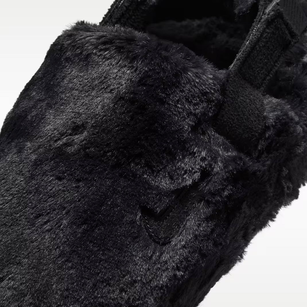 Nike Calm Mule SE Black Fur