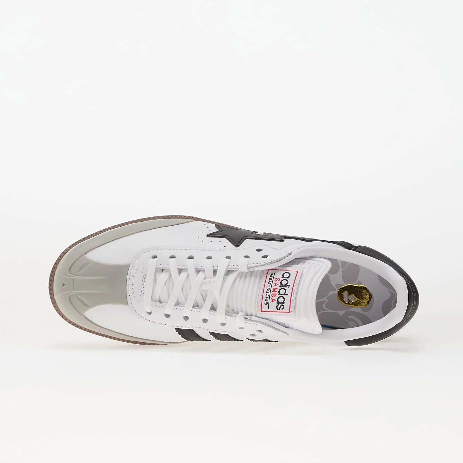 Adidas Samba Bape White Black Gum