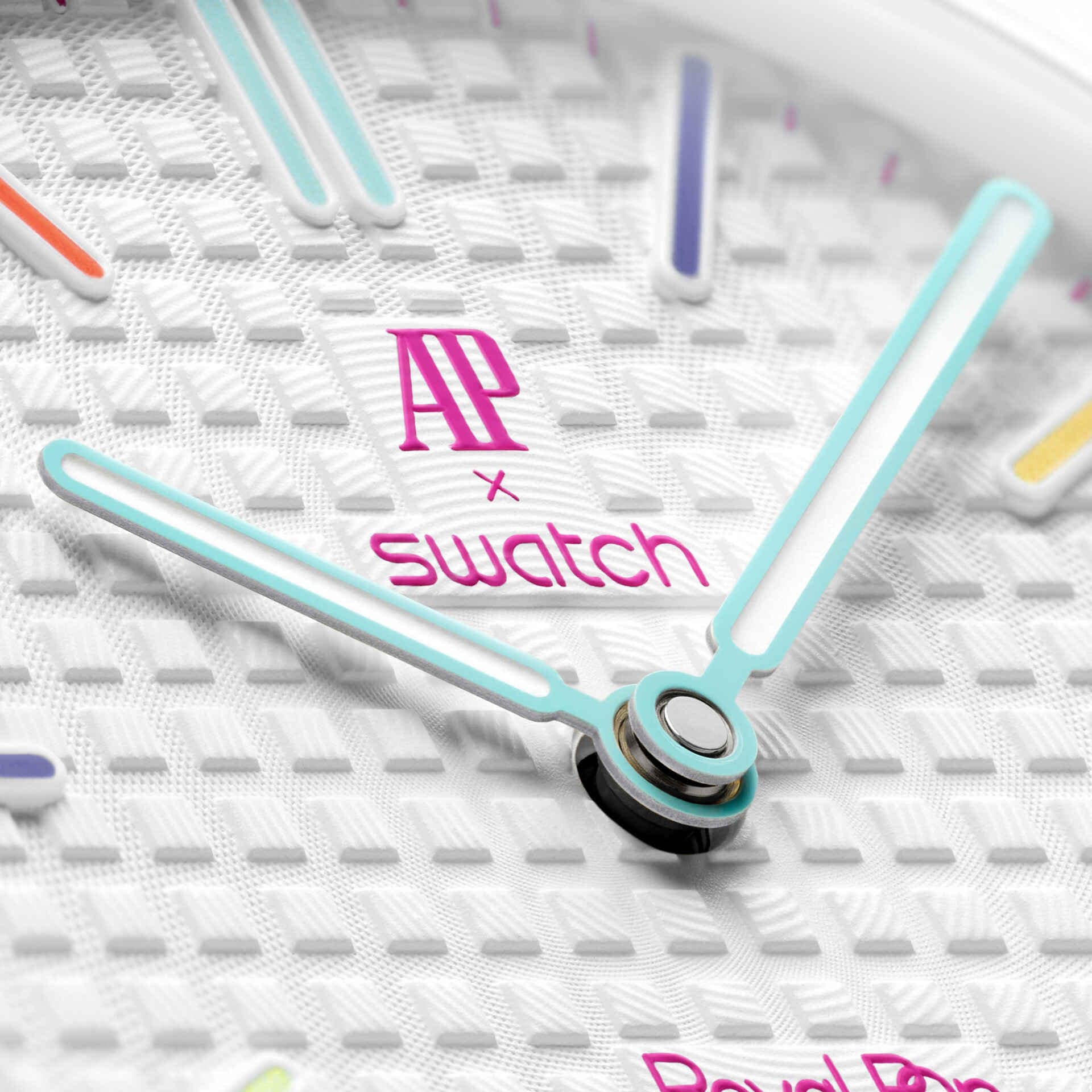 Swatch x Audemars Piguet AP Bioceramic Royal Pop Huit Blanc