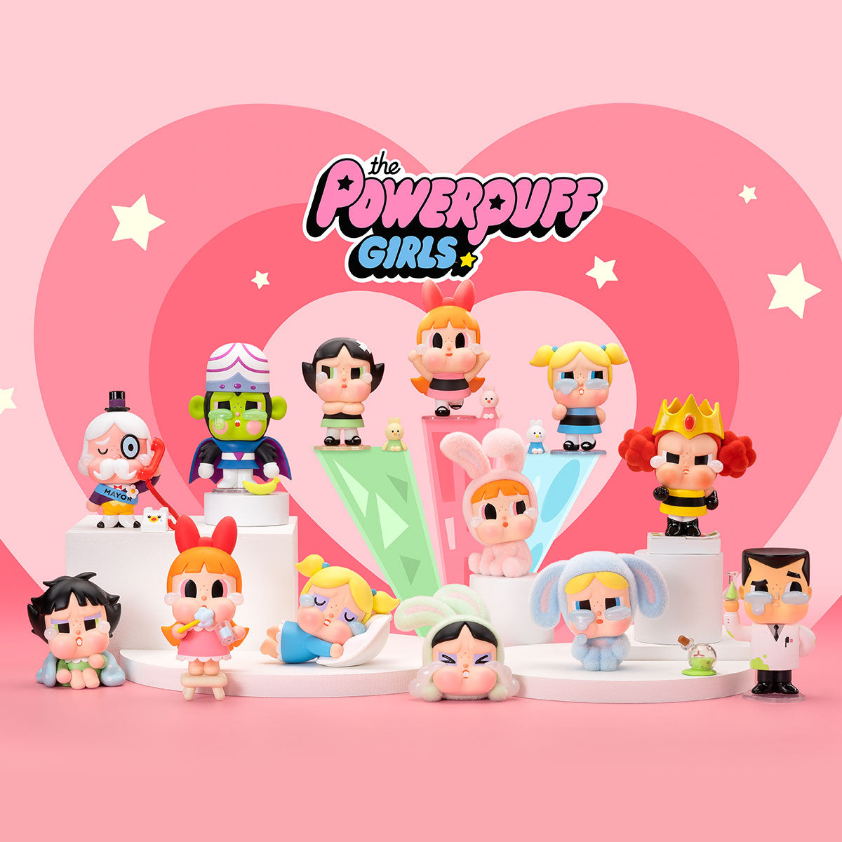 Pop Mart Crybaby x Powerpuff Girls Series Vinyl Figures Sealed Case (1