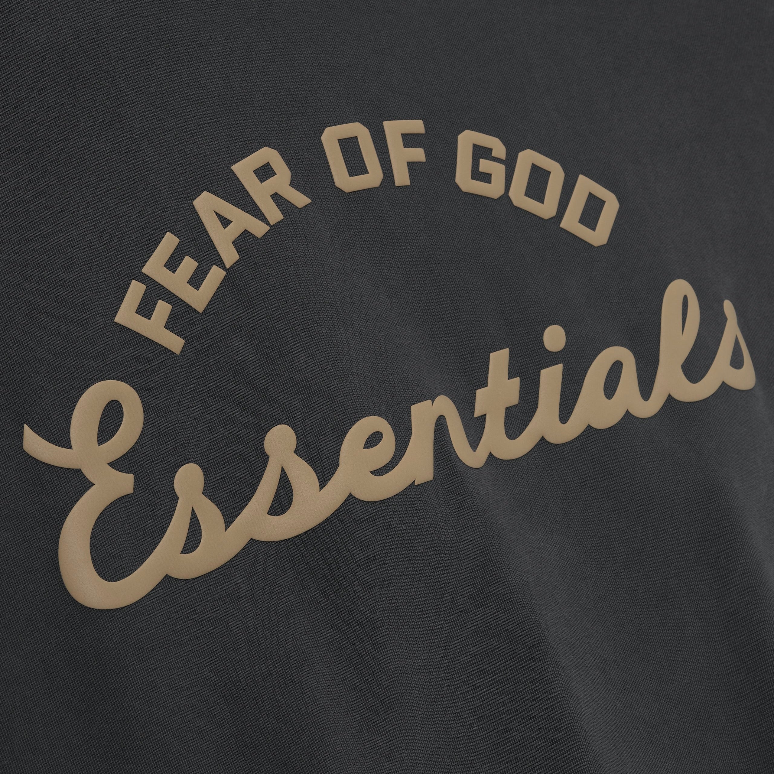 Fear of God Essentials Training 90’s Short Sleeve Tee Faded Iron Grey