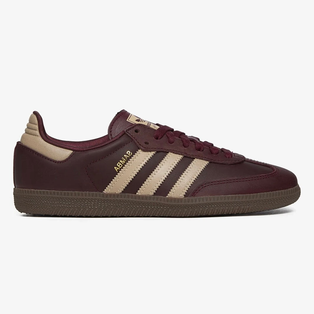 Adidas Samba Maroon Crystal Sand