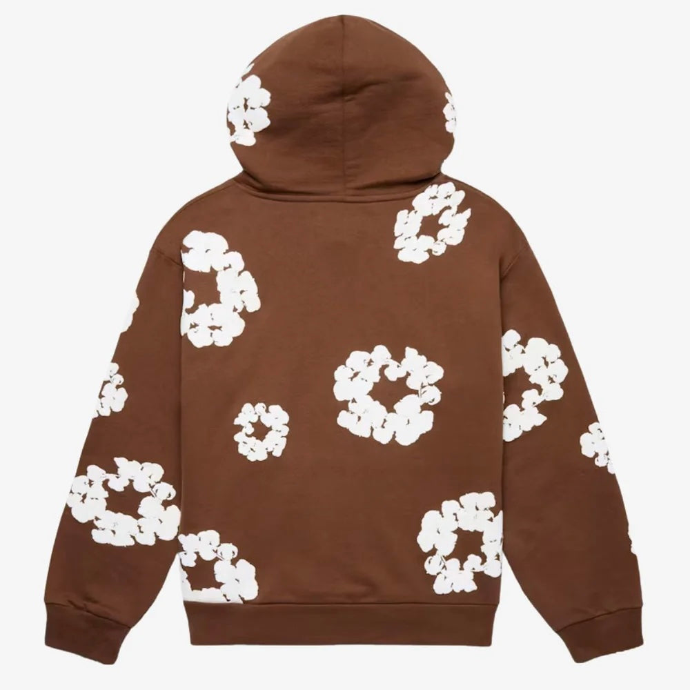 Denim Tears The Cotton Wreath Hoodie Brown