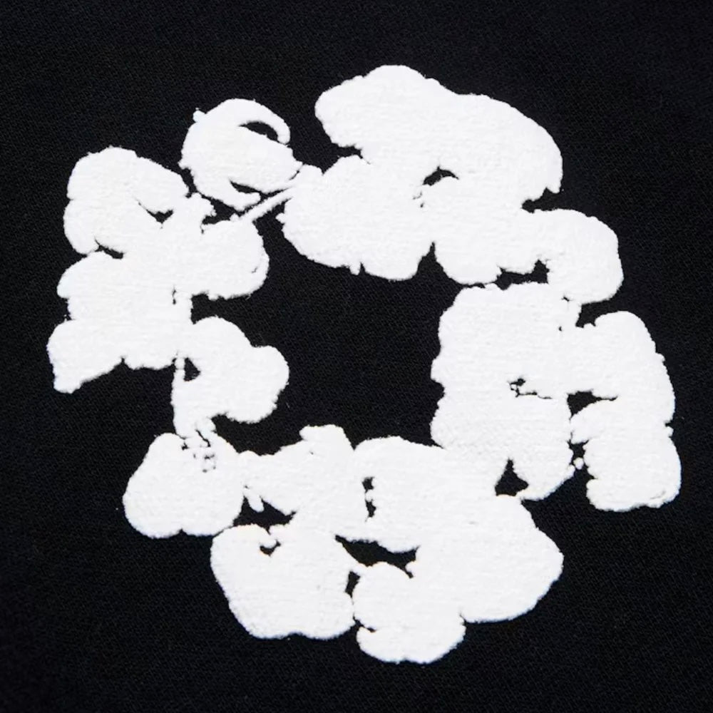 Denim Tears The Cotton Wreath Hoodie Black