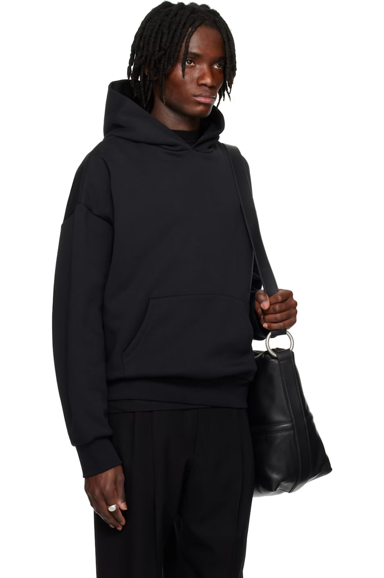 Fear Of God Essentianls Classic Hoodie (SS25) Jet Black