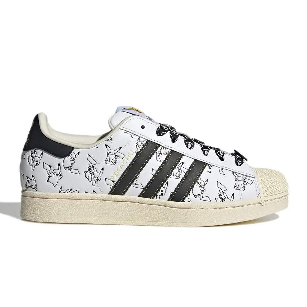 Adidas Superstar Pokémon Pikachu White