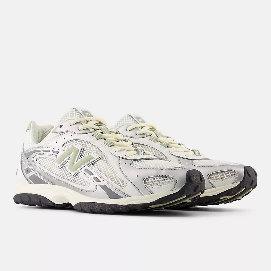 New Balance 204L Silver Metallic Sage Green
