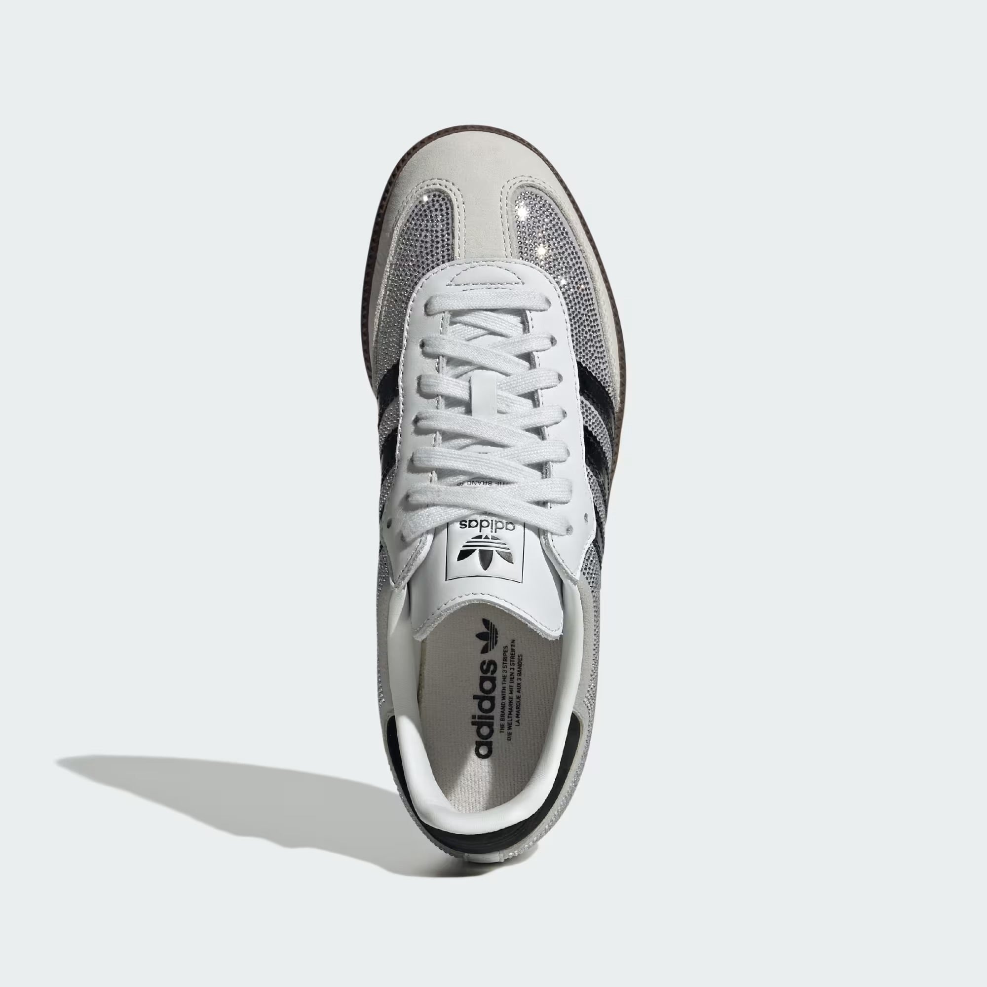 Adidas Samba OG Rhinestone Crystal White Silver