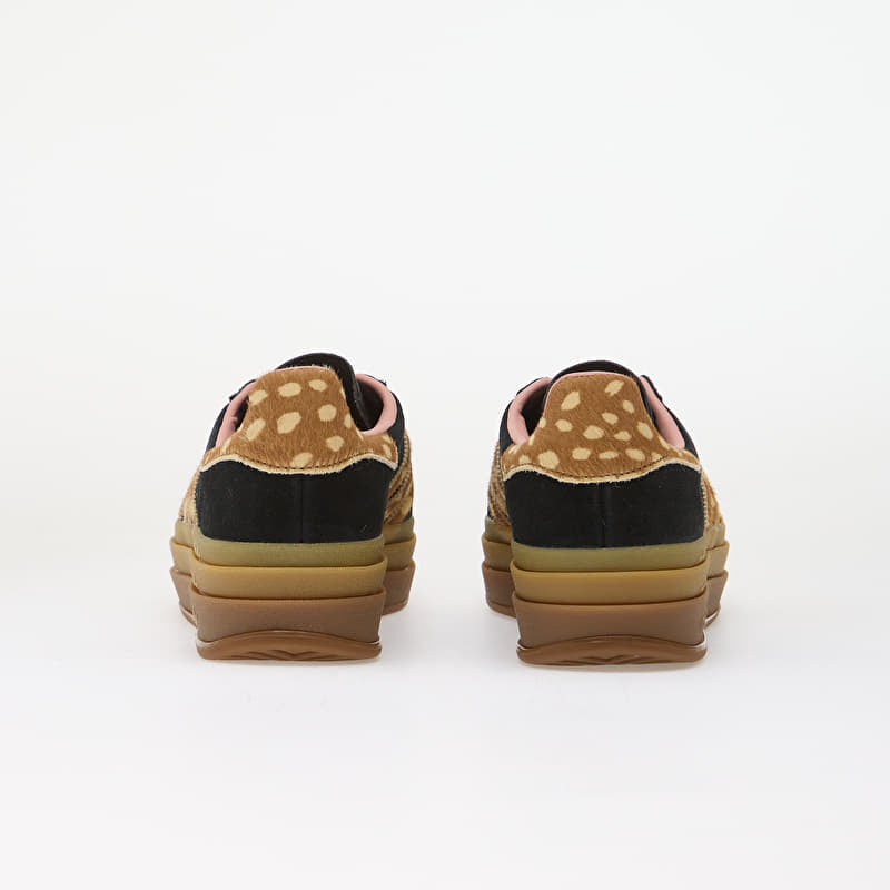 Adidas Gazelle Bold Black Brown Desert Wonder Mauve Bambi Stripes