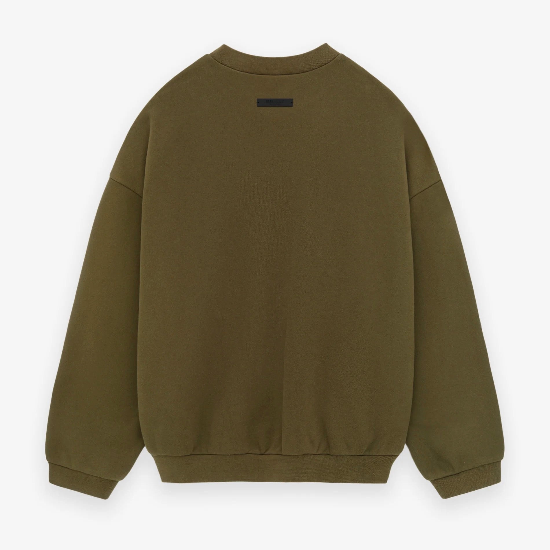 Fear Of God Essentials Fleece Crewneck State (FW24) Olive