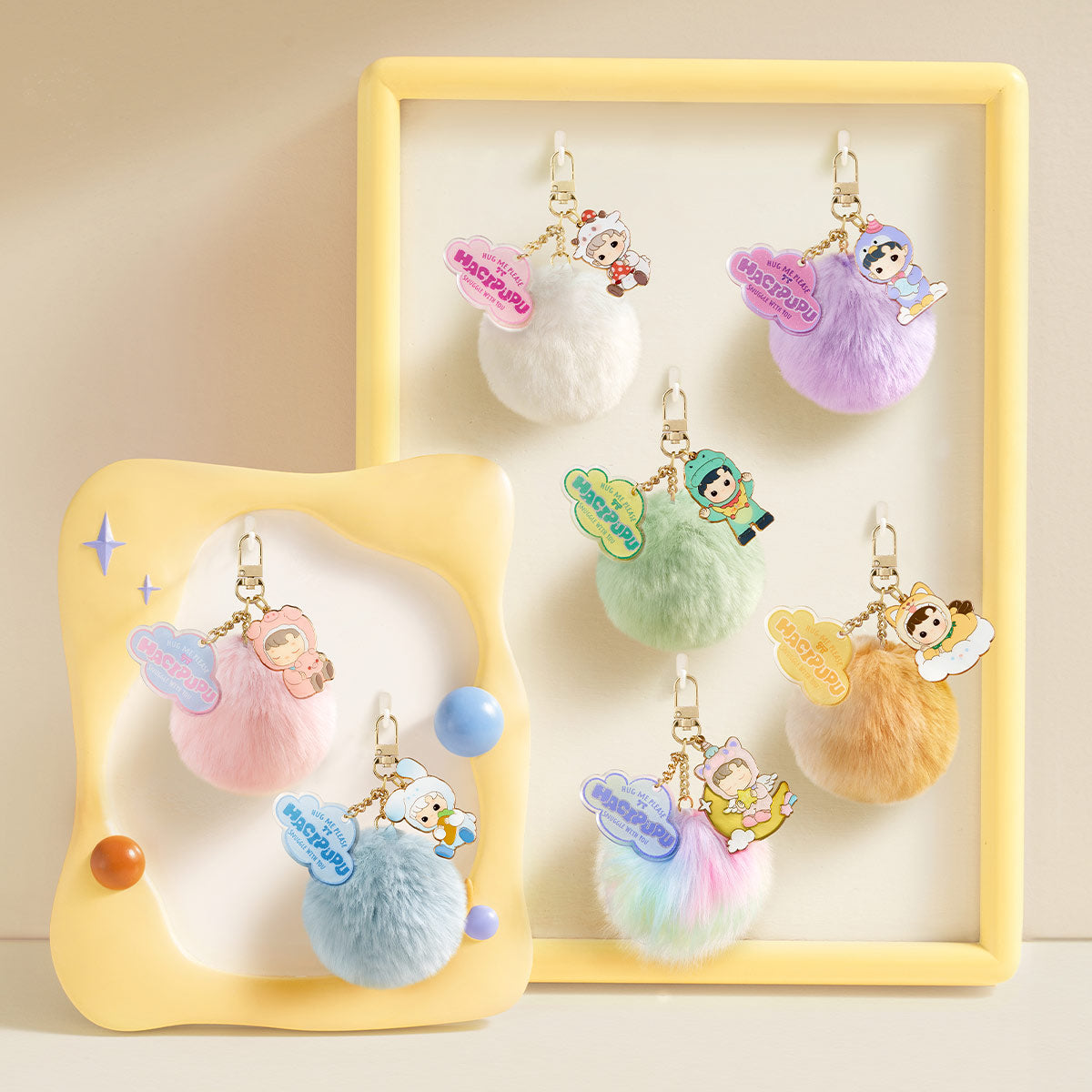 Pop Mart HACIPUPU Snuggle With You Series Pendant Sealed Case (6 Blind Box)