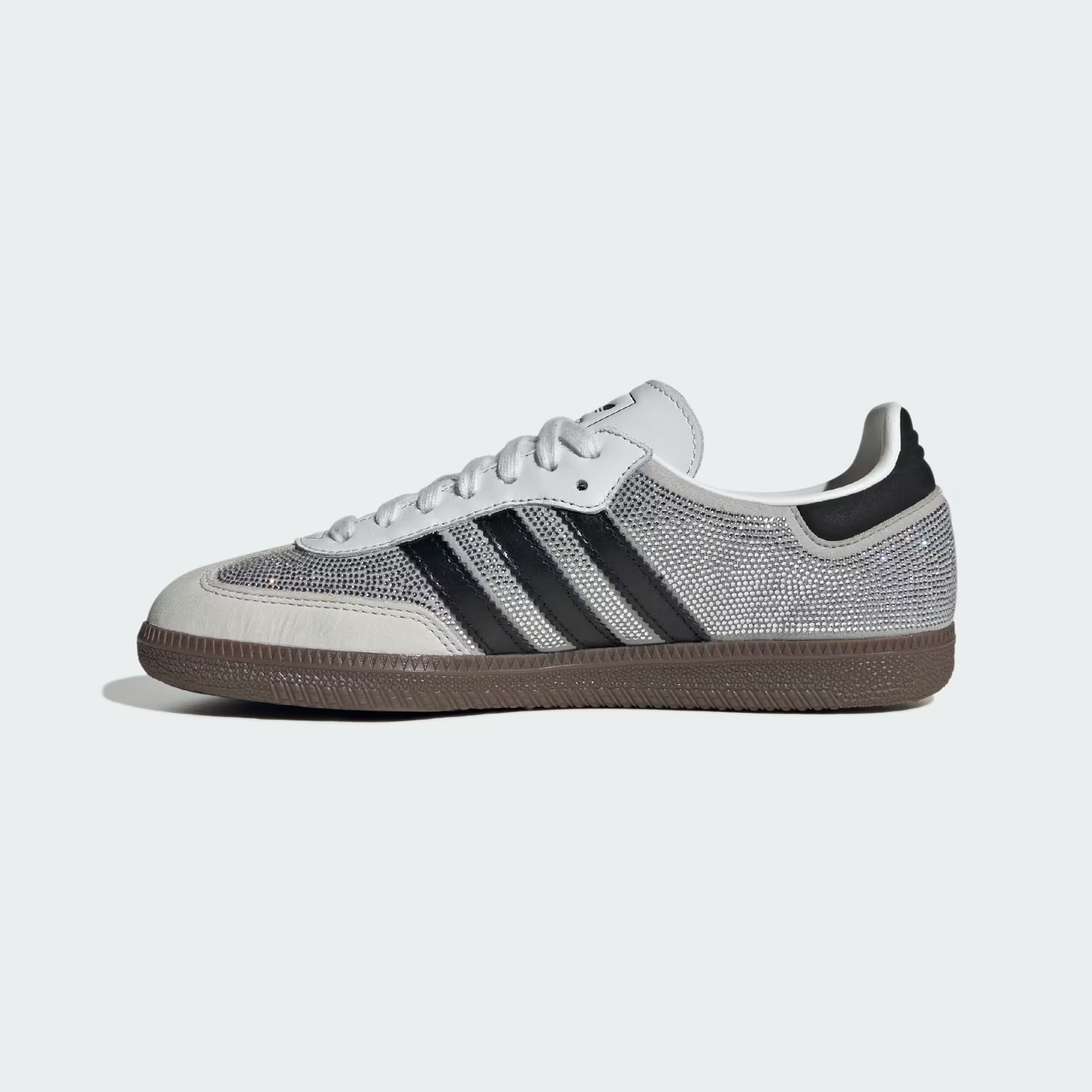 Adidas Samba OG Rhinestone Crystal White Silver