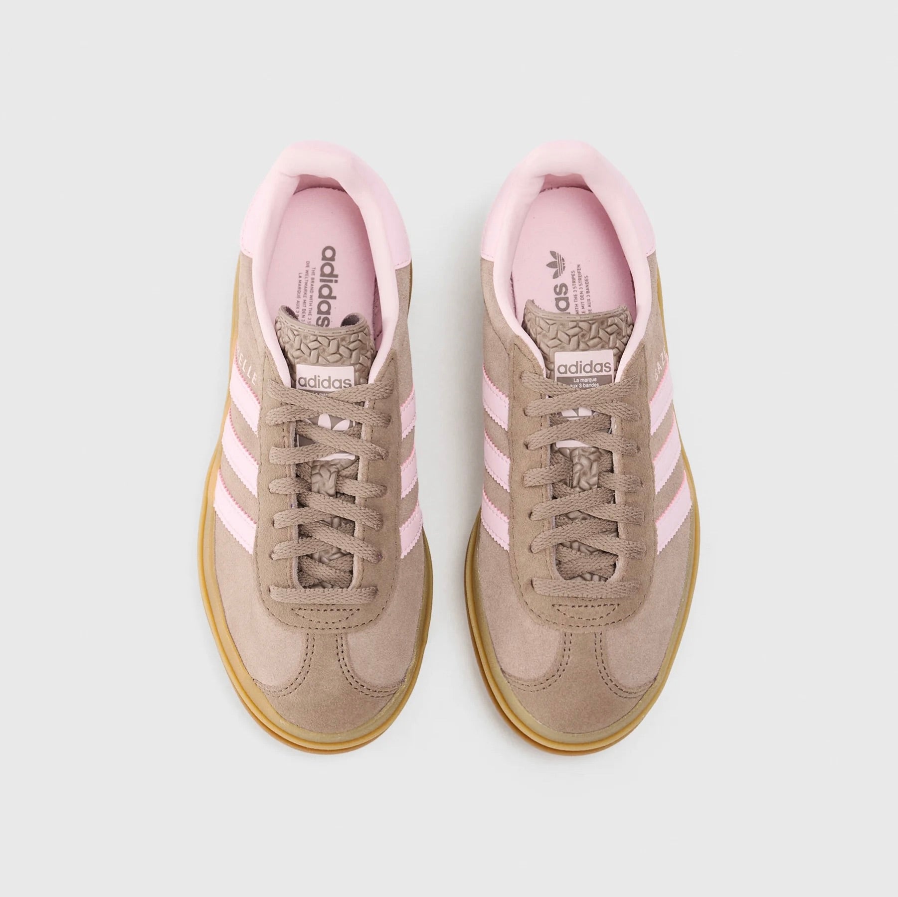 Adidas Gazelle Bold Trace Brown Clear Pink
