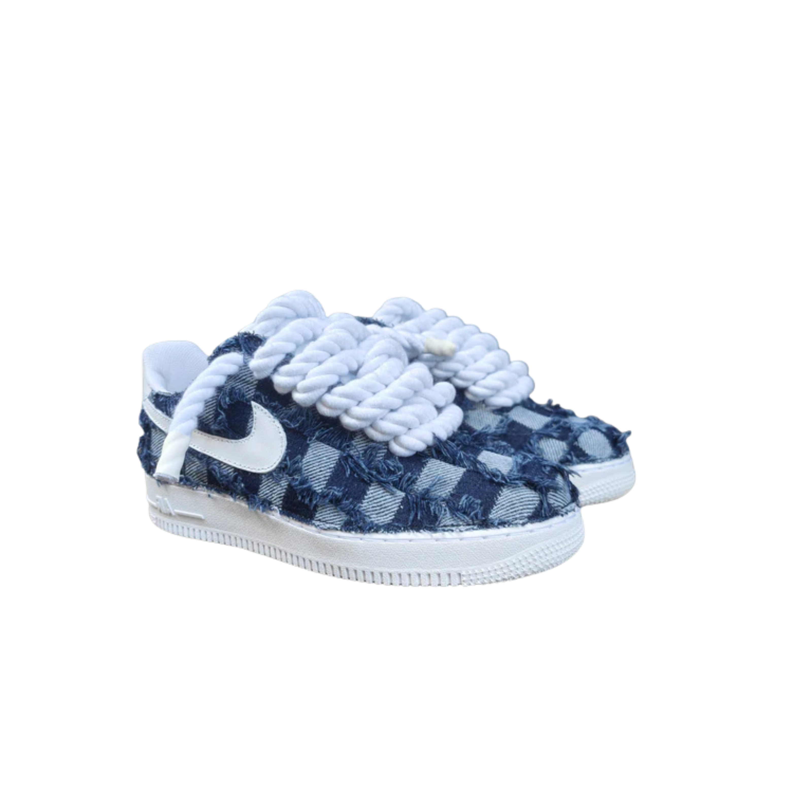 Jean Nike Air Force 1 Rope Custom Denim v2