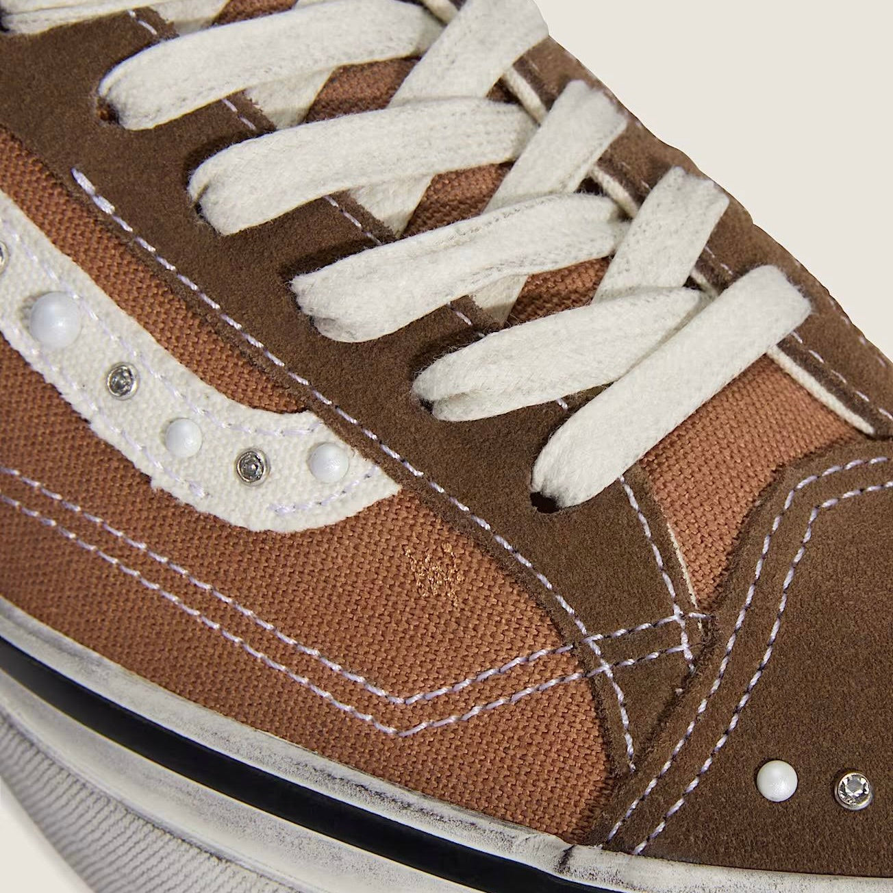 Vans LX Old School 36 Pearlized Pack Vintage Cocoa Brown