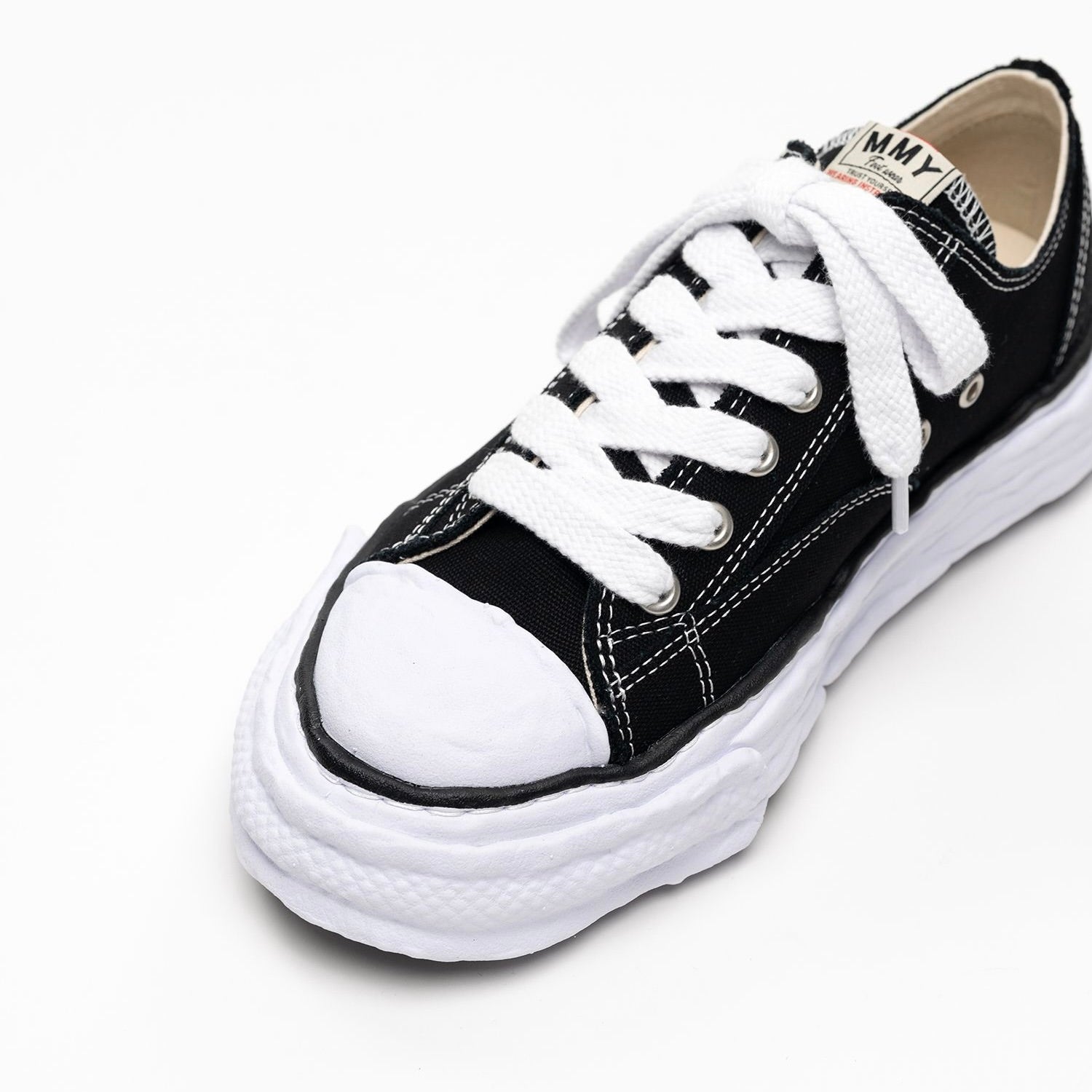 Maison Mihara Yasuhiro Peterson 23 Sole Canvas Low Black