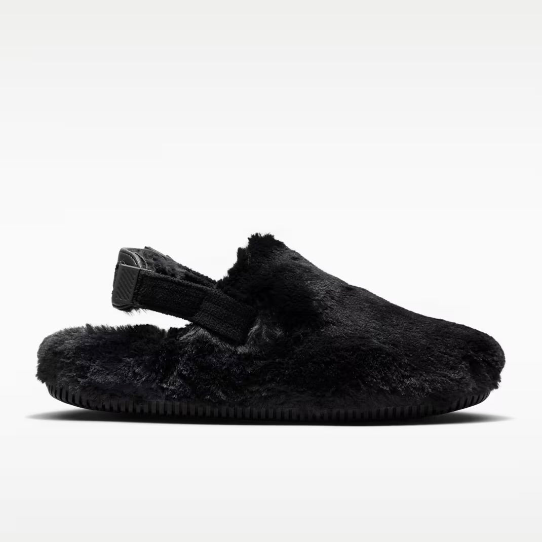 Nike Calm Mule SE Black Fur