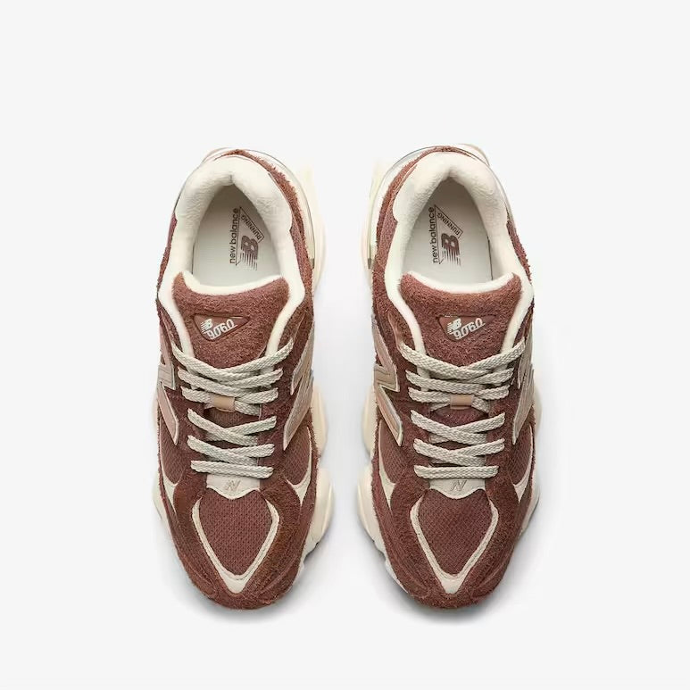 New Balance 9060 Rich Oak Dark Brown Chocolate Mushroom Timberwolf