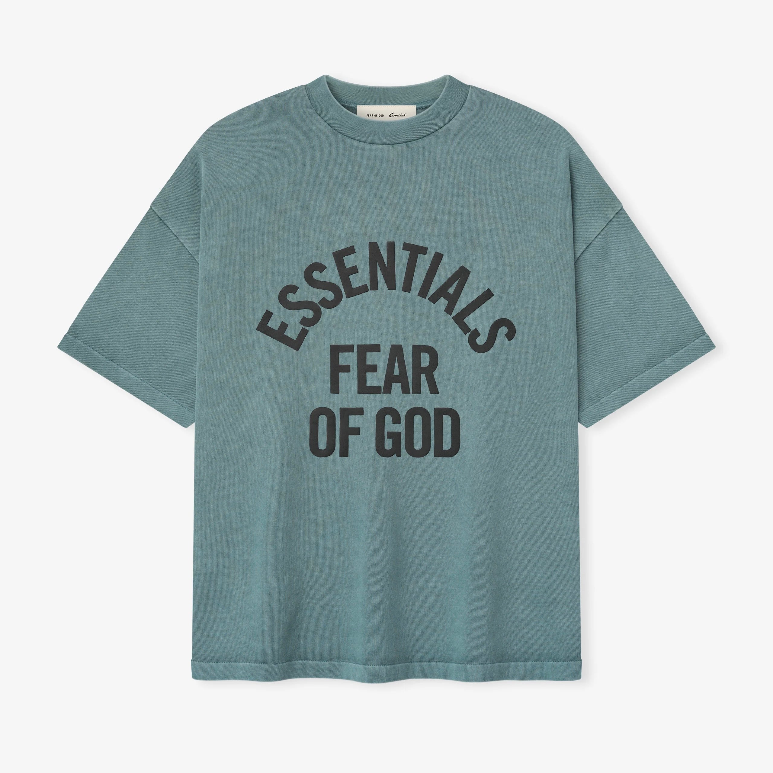 Fear of God Essentials Campus 90’s Short Sleeve Tee Faded Coastal