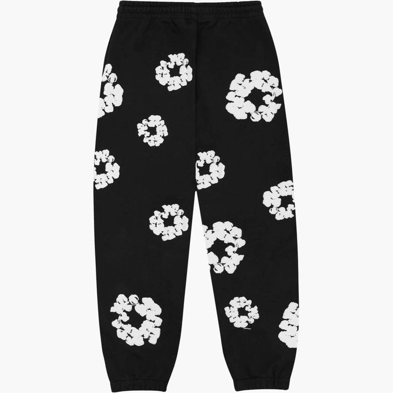 Denim Tears The Cotton Wreath Sweatpants Black