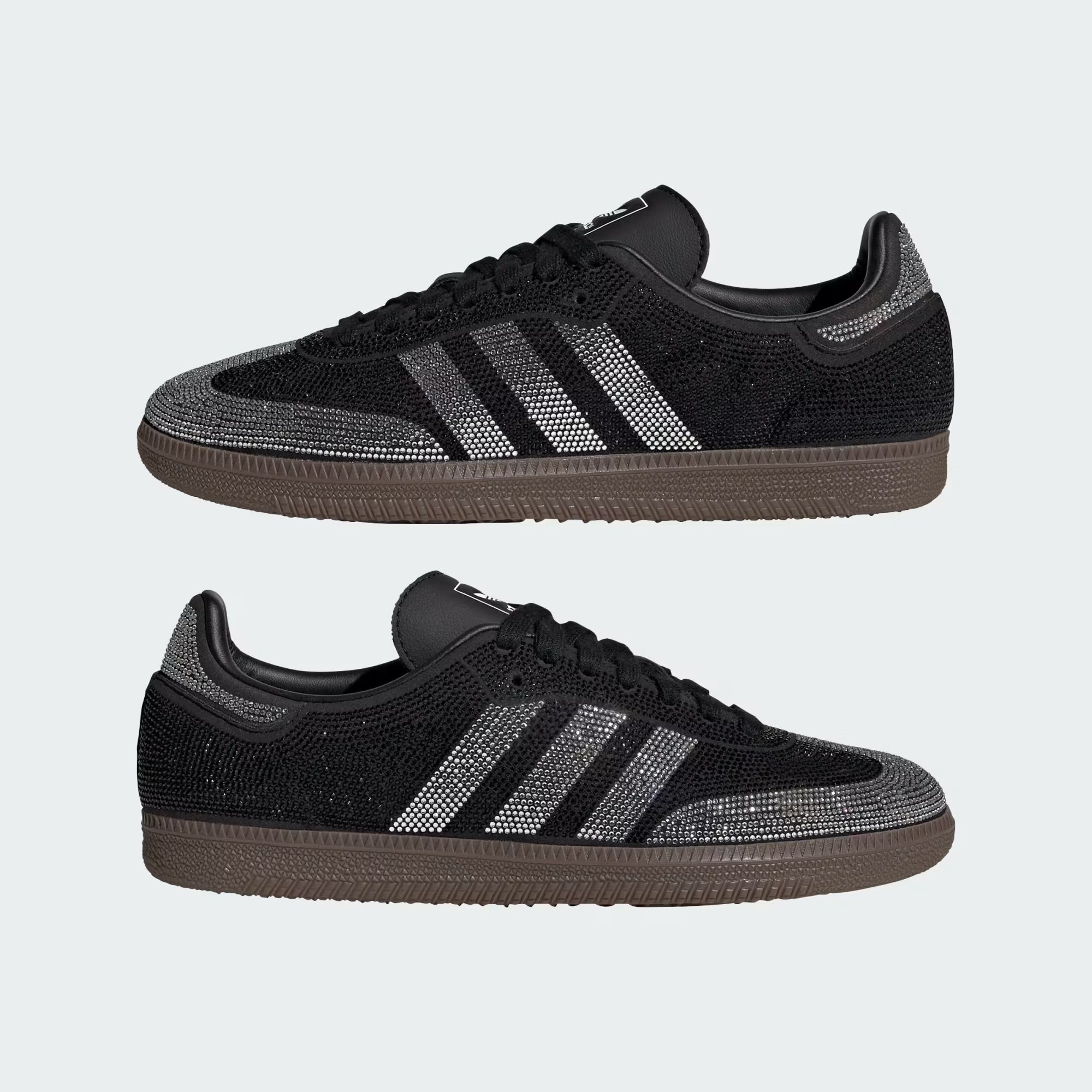 Adidas Samba OG Rhinestone Black Silver Swarovski