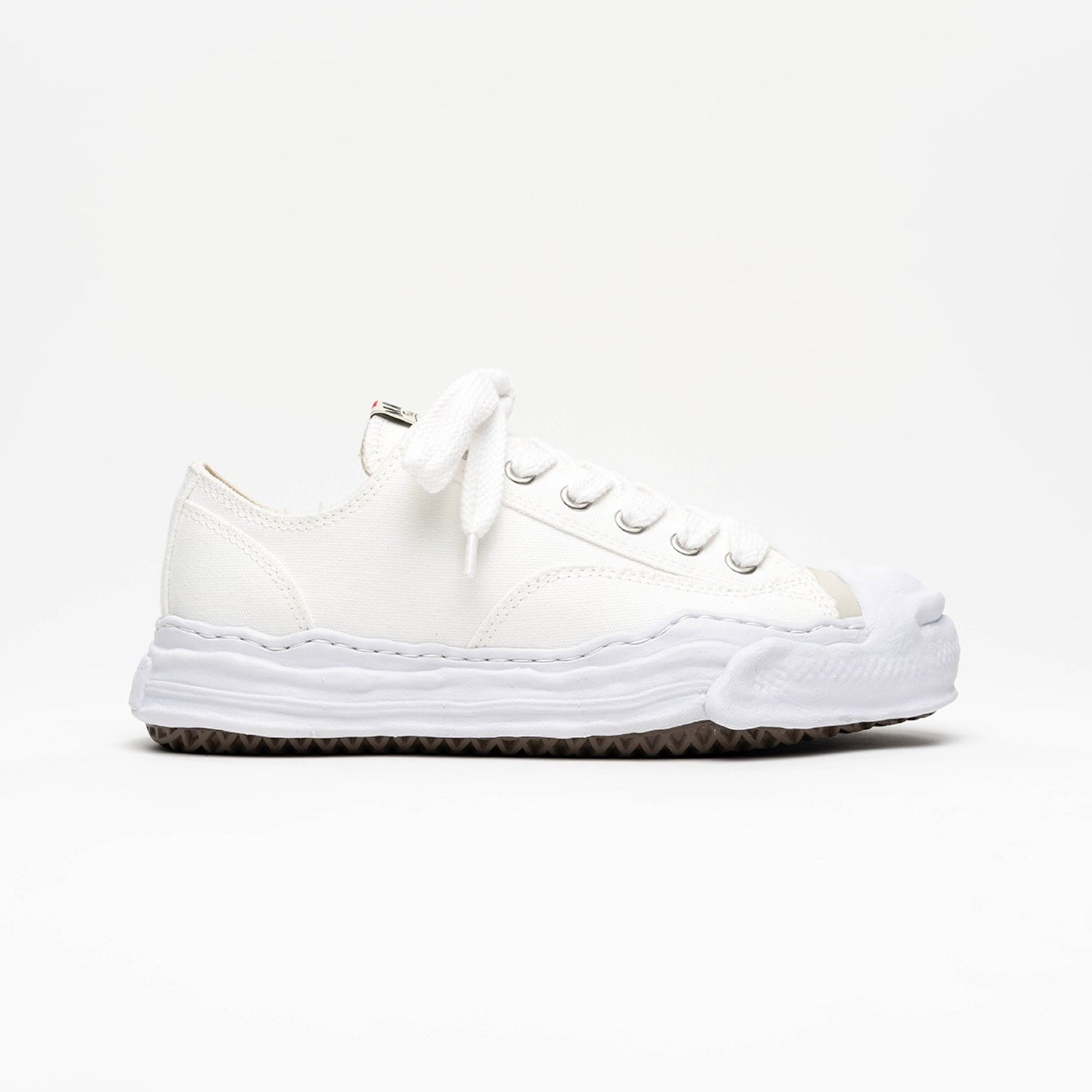 Maison Mihara Yasuhiro Hank Sole Canvas Low White