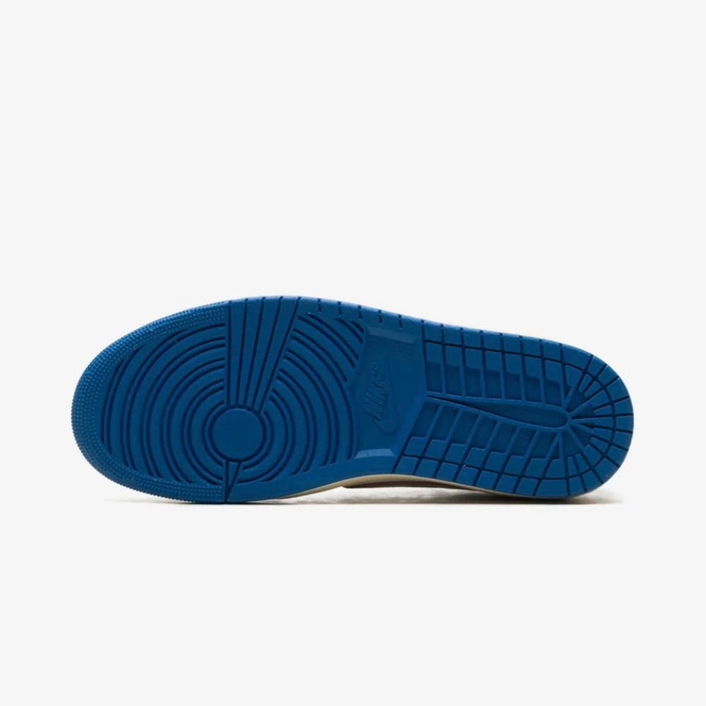 Jordan 1 Retro Low Fragment x Travis Scott Sail Military Blue