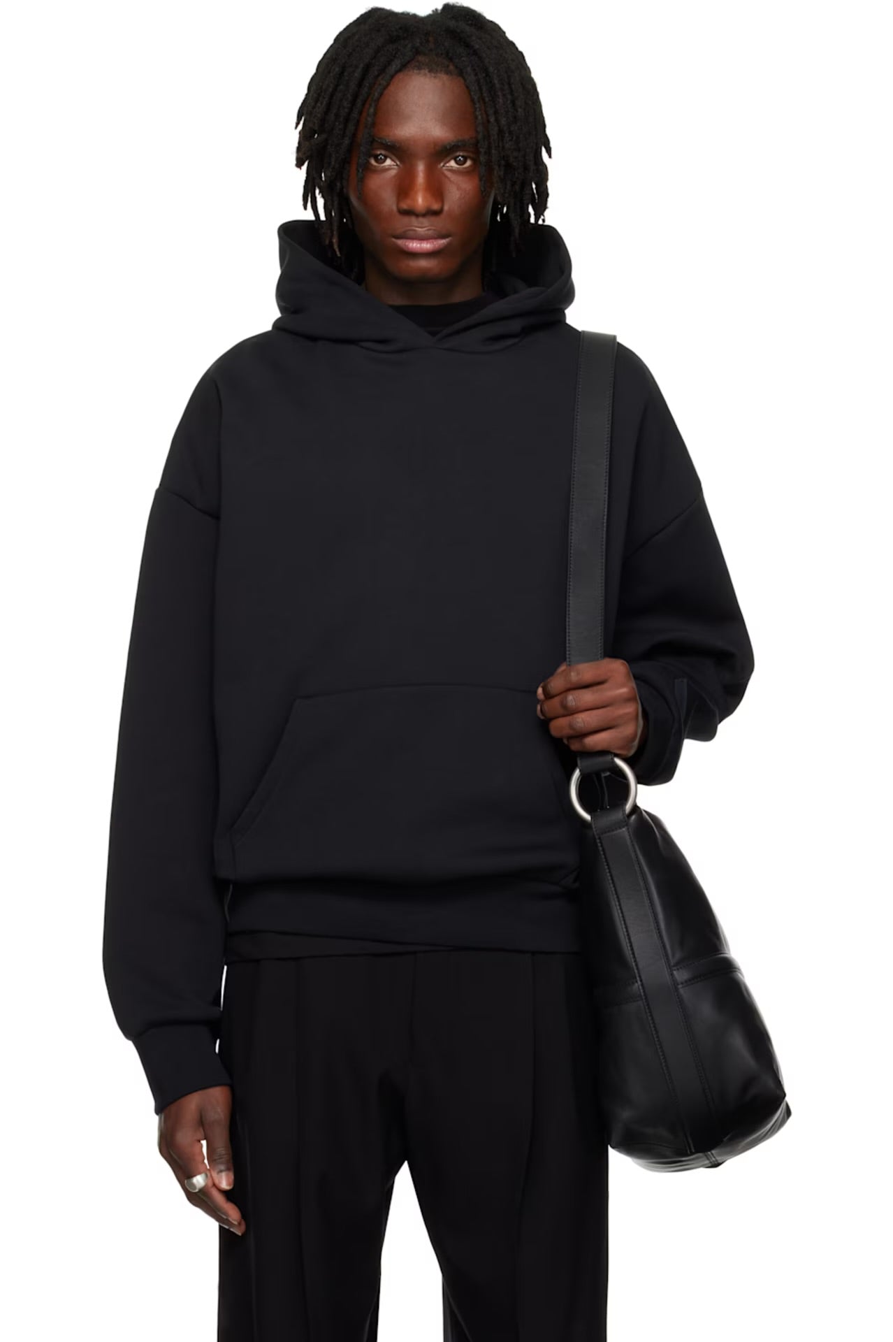 Fear Of God Essentianls Classic Hoodie (SS25) Jet Black