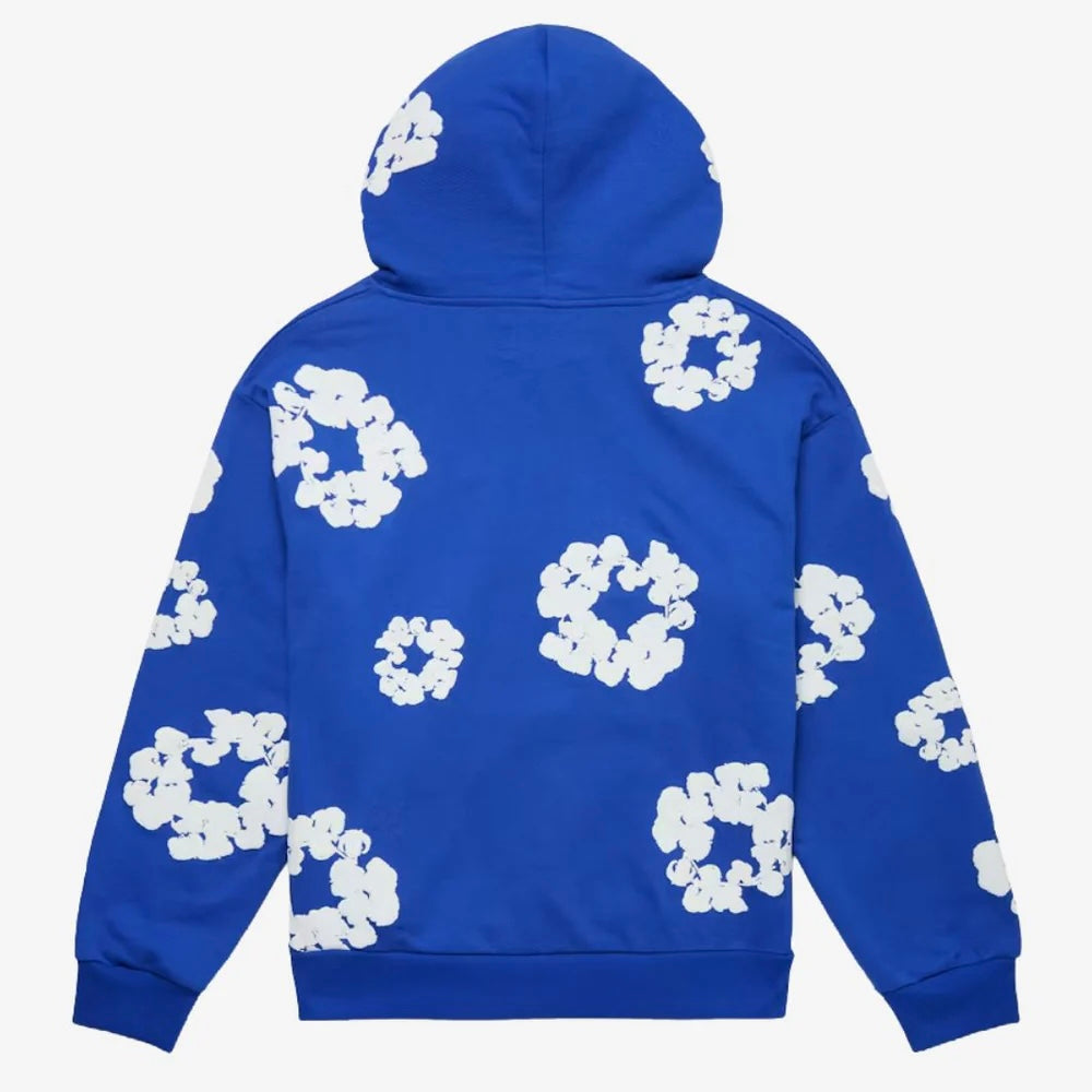 Denim Tears The Cotton Wreath Hoodie Royal Blue
