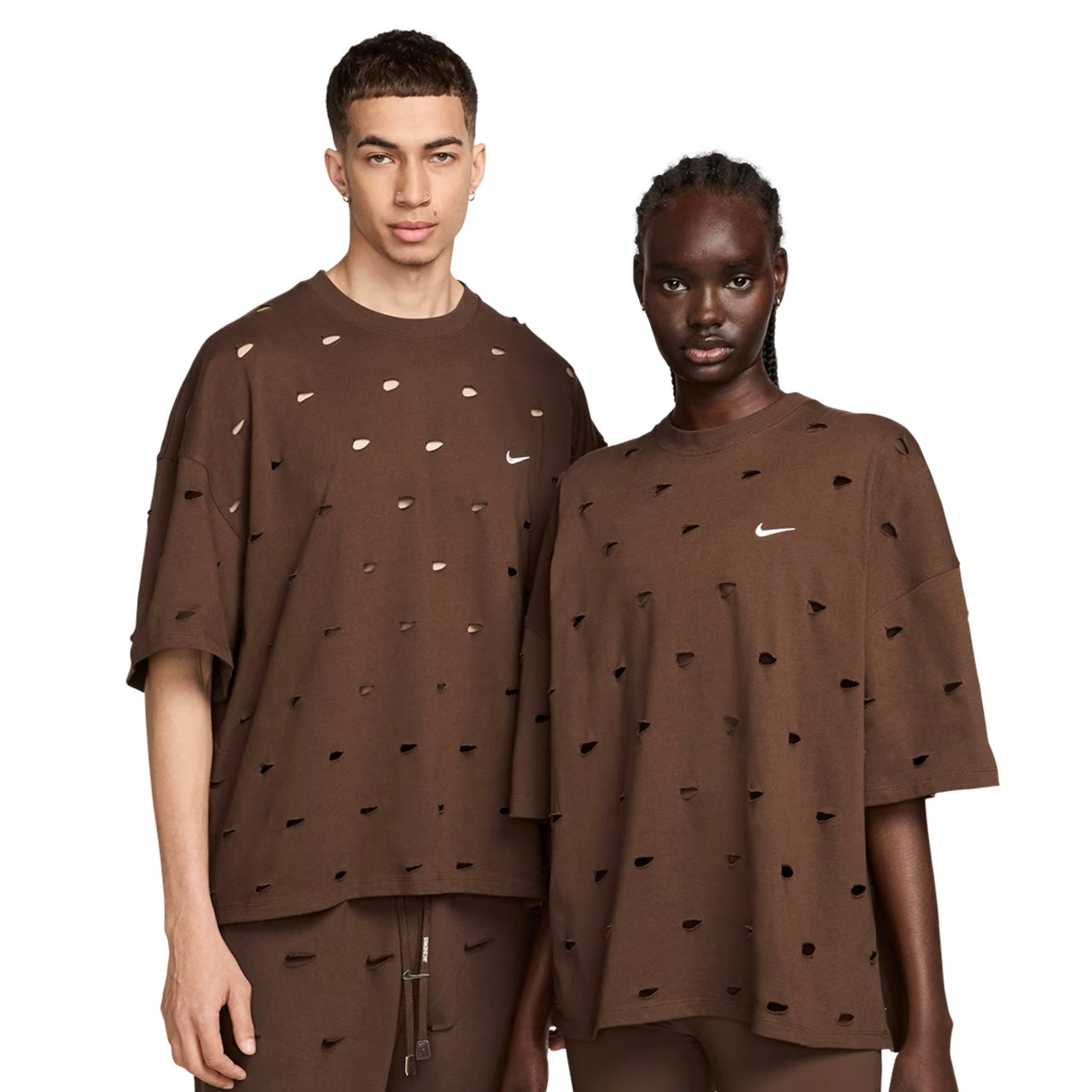 Nike x Jacquemus Le SWOOSH T-Shirt Brown