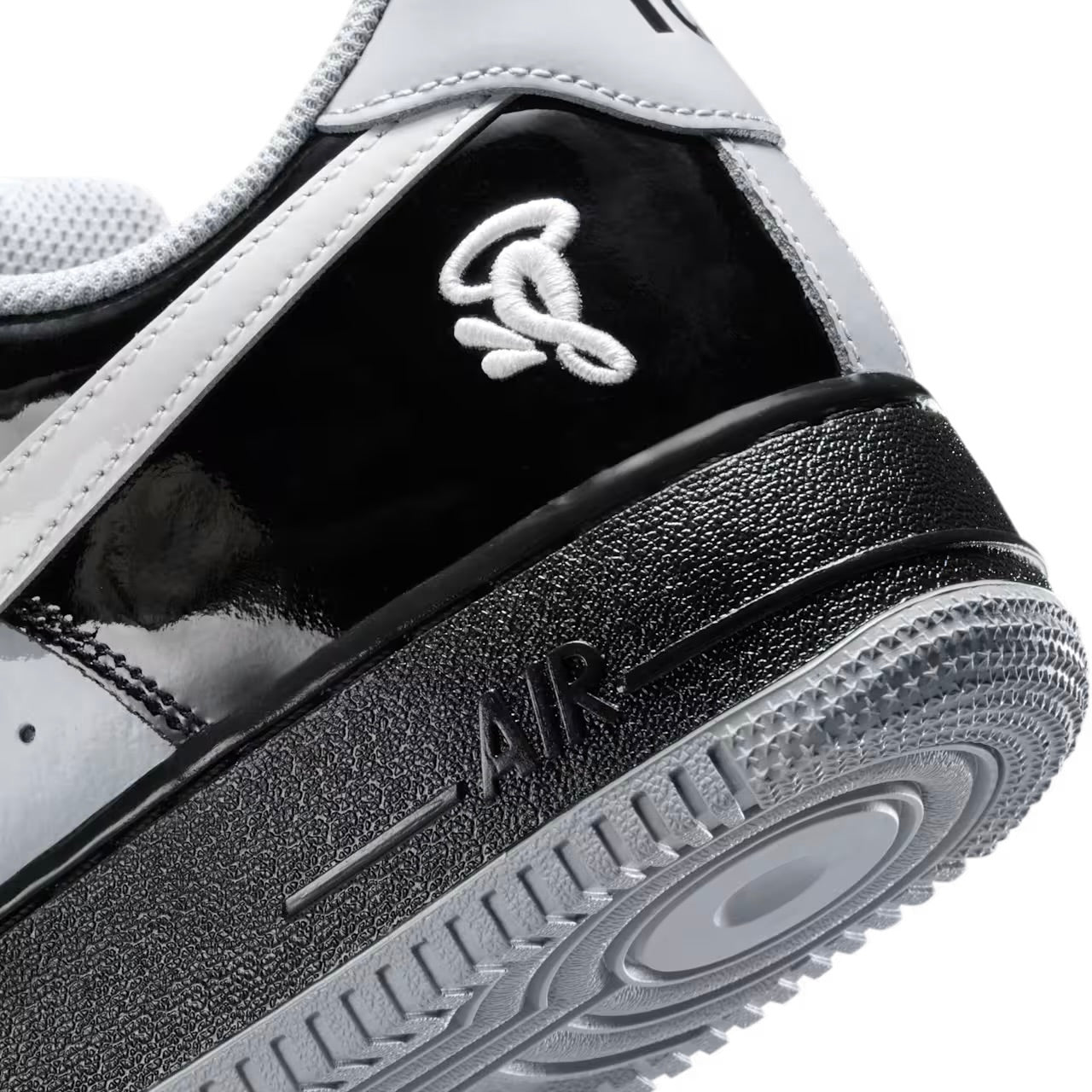 Nike Air Force 1 Low Syna Central Cee Black White Smoke Grey