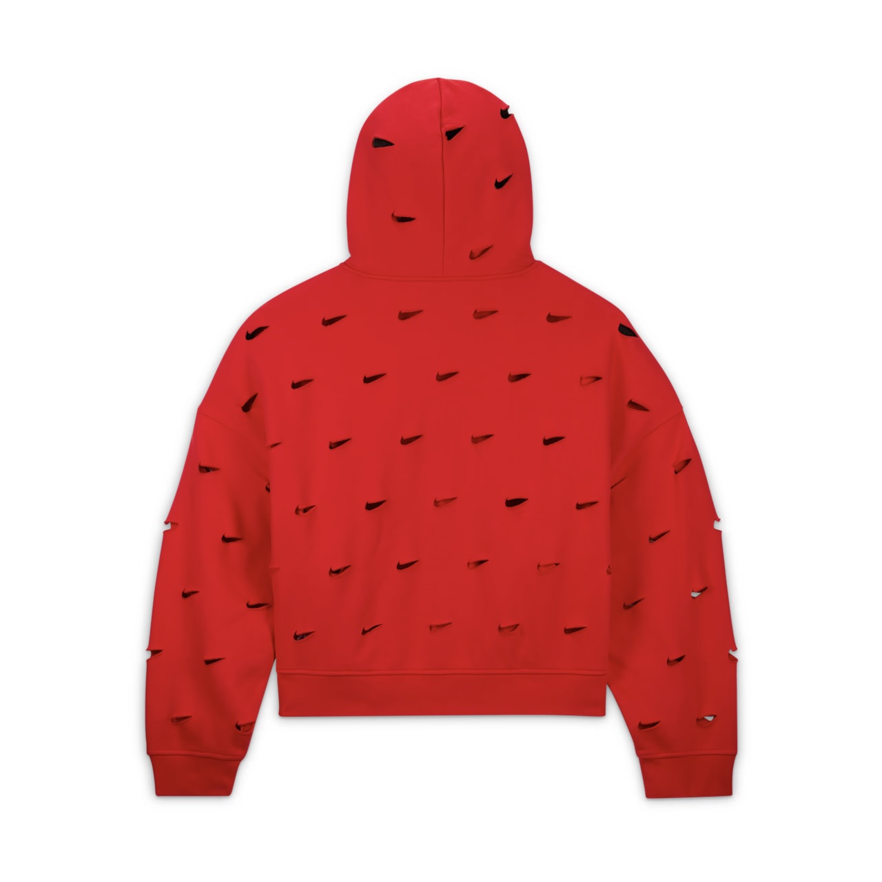 Nike x Jacquemus Le SWOOSH Hoodie Dark Red