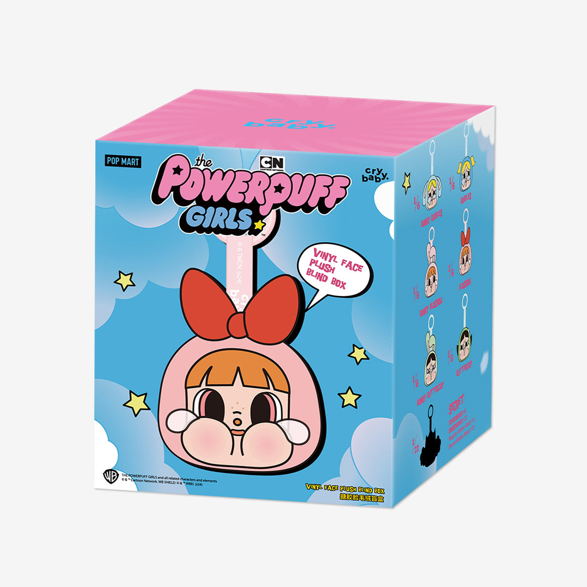 Pop Mart CryBaby x Powerpuff Girls Series Vinyl Face Plush Single Blind Box