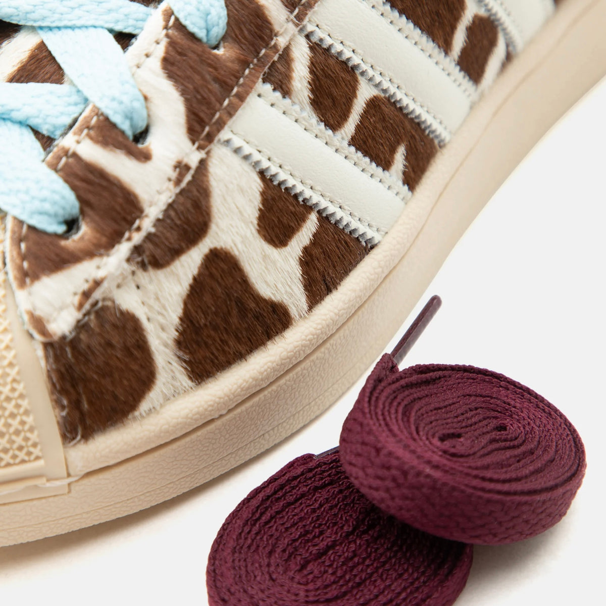 Adidas Superstar II Cow Print Crystal Linen