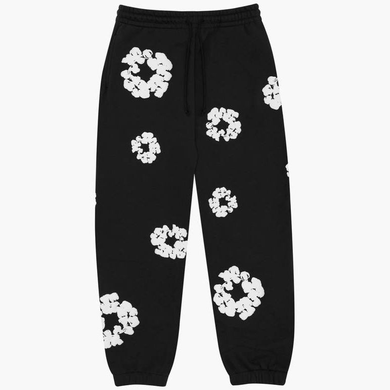 Denim Tears The Cotton Wreath Sweatpants Black