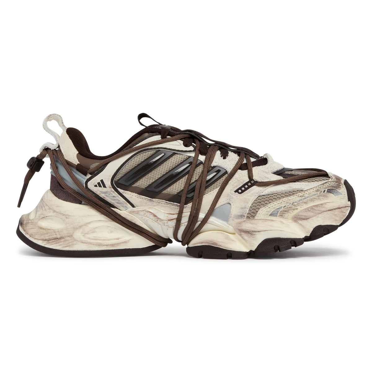 adidas XLG Runner Deluxe 2.0 Off White Aurora Coffee Trace Green Metallic