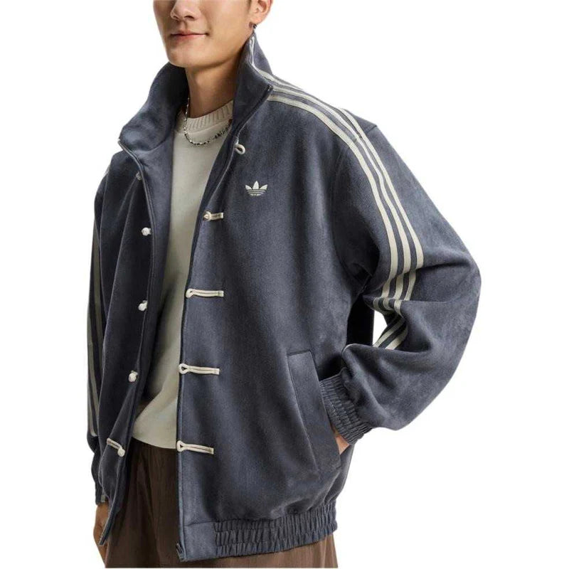 Adidas CTT Chinese Track Top 3.1 Gender Neutral Jacket Grey Blue