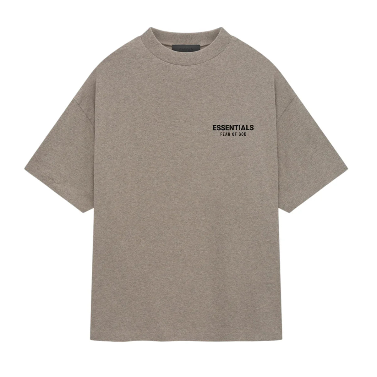 Fear Of God Essentials Jersey Crewneck T-shirt Heather Gray