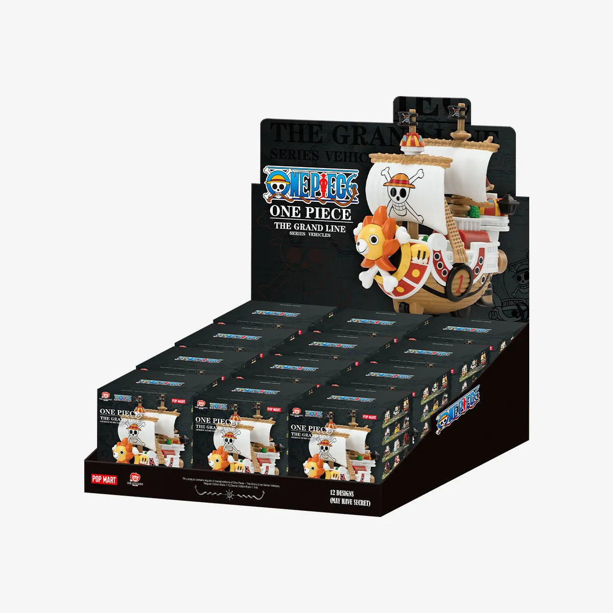 Pop Mart One Piece The Grand Line Series Vehicles Figure Sealed Case (12 Blind Box)