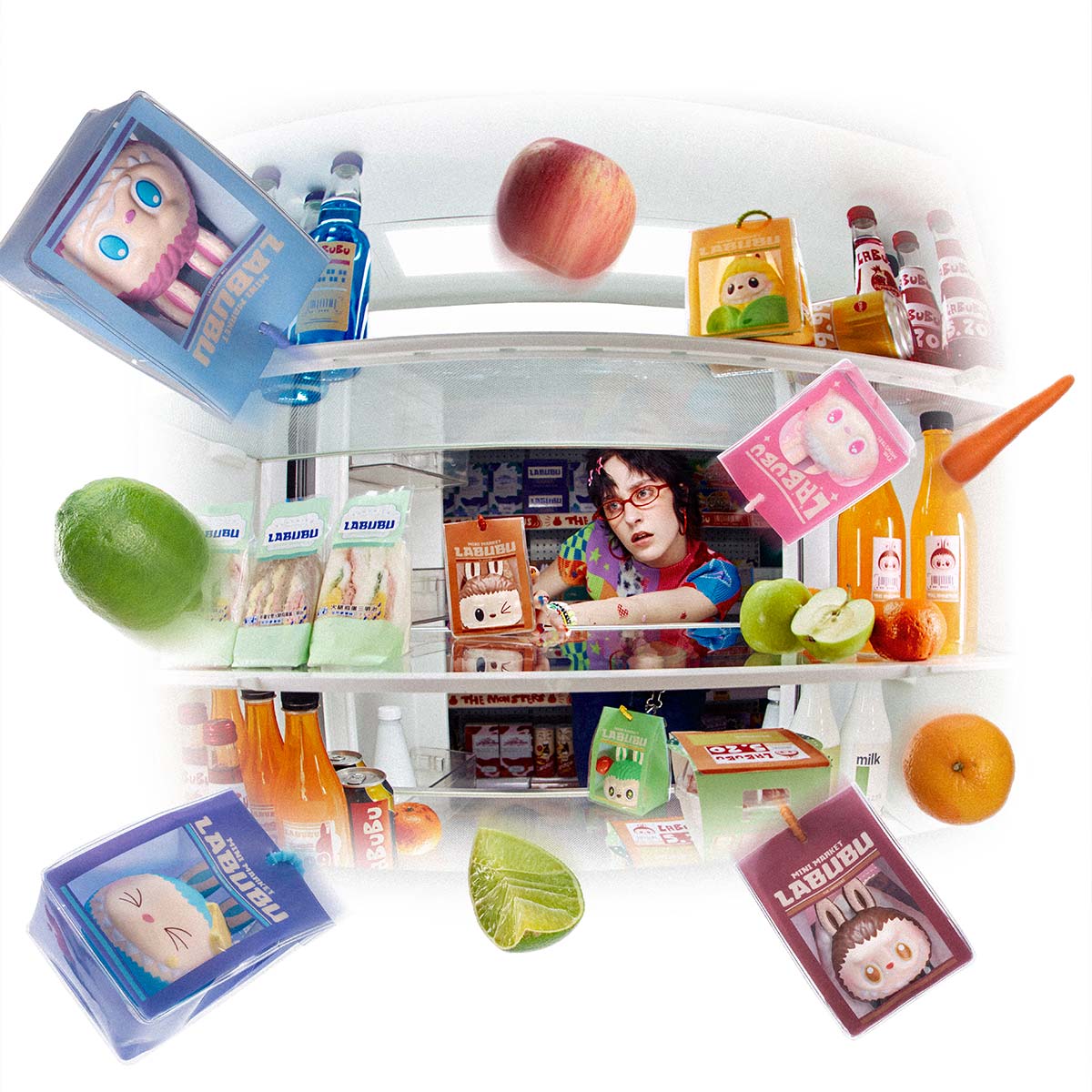 Pop Mart Labubu The Monsters Wacky
Mart Series Squishy Charm Sealed
Case (6 Blind Box)