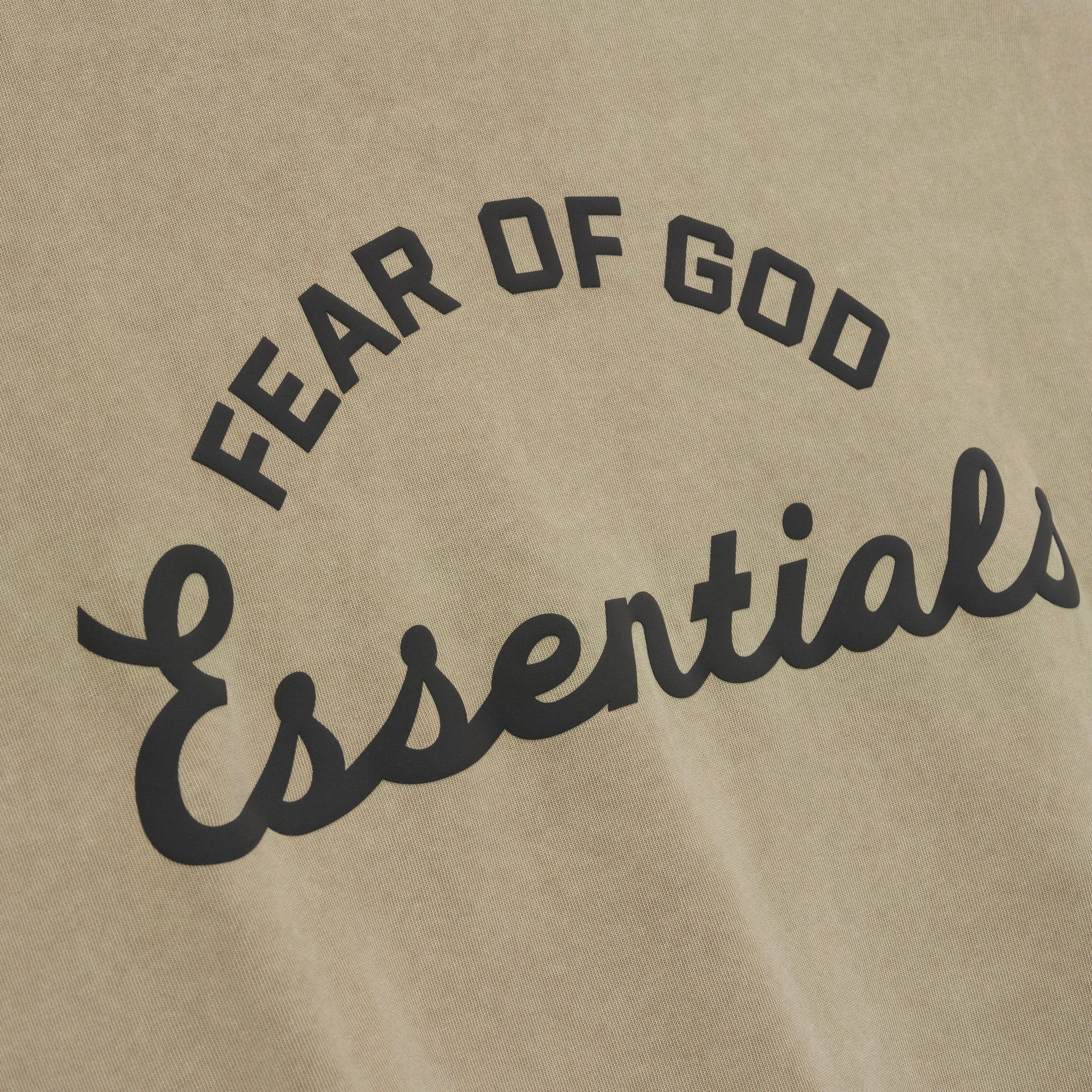 Fear of God Essentials Training 90’s Short Sleeve Tee Faded Dune