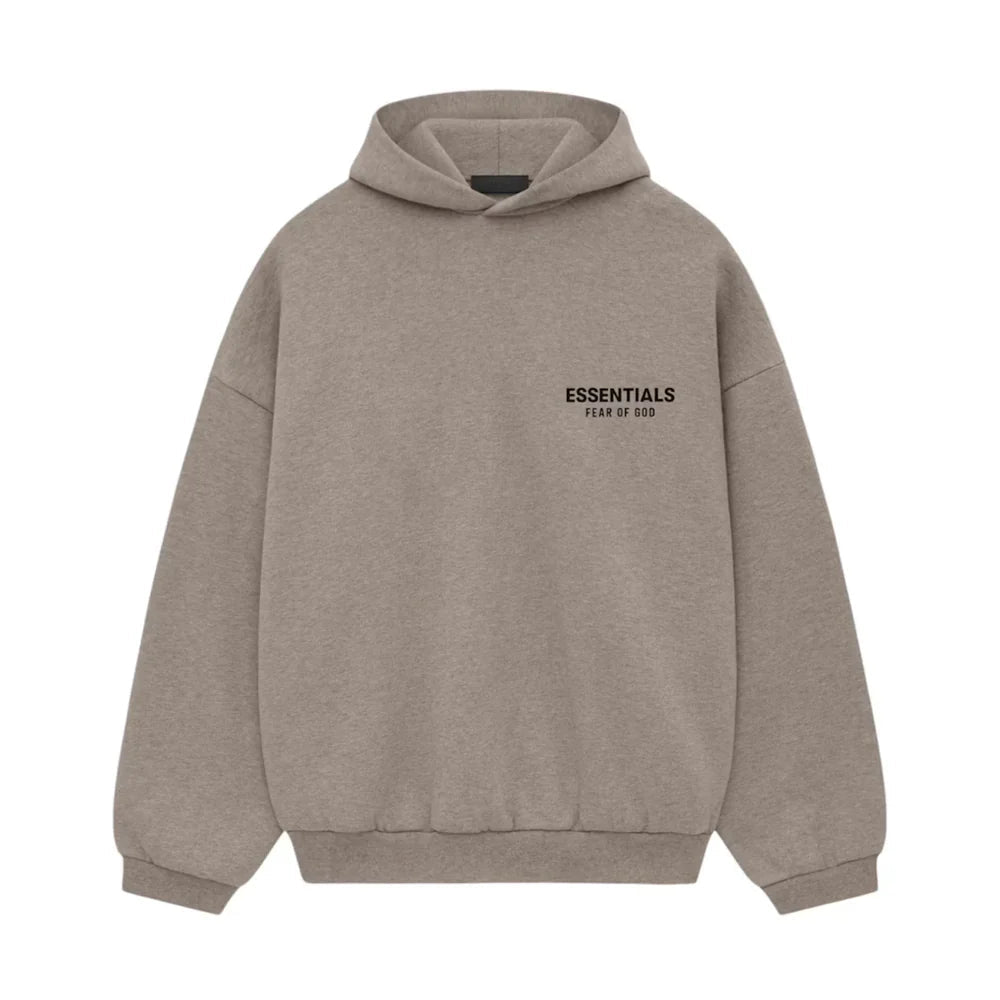 Fear Of God Essentials Fleece Hoodie (FW24) Heather Gray