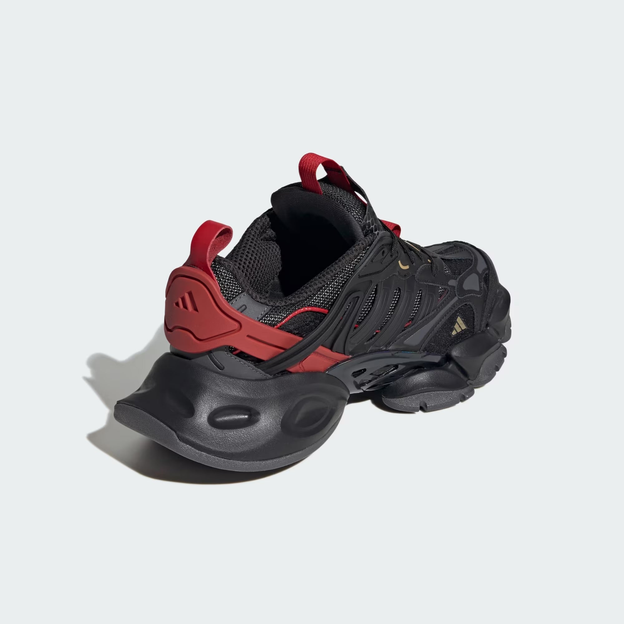 Adidas XLG Runner Deluxe Black Gold Metallic Red