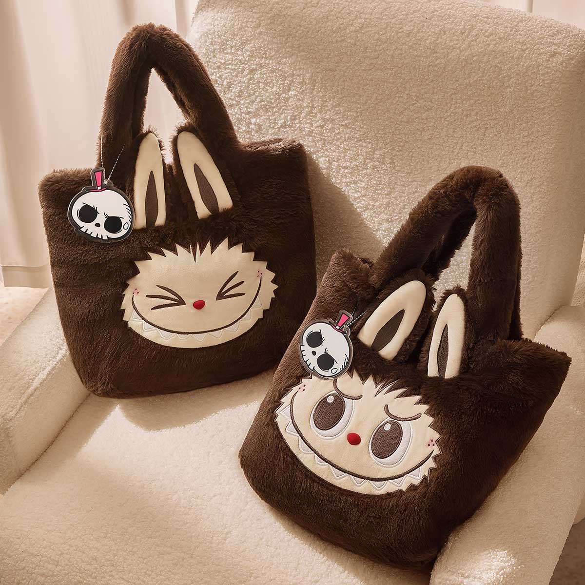 Pop Mart The Monsters Labubu Classic Bag Series Reversible Plush Bag