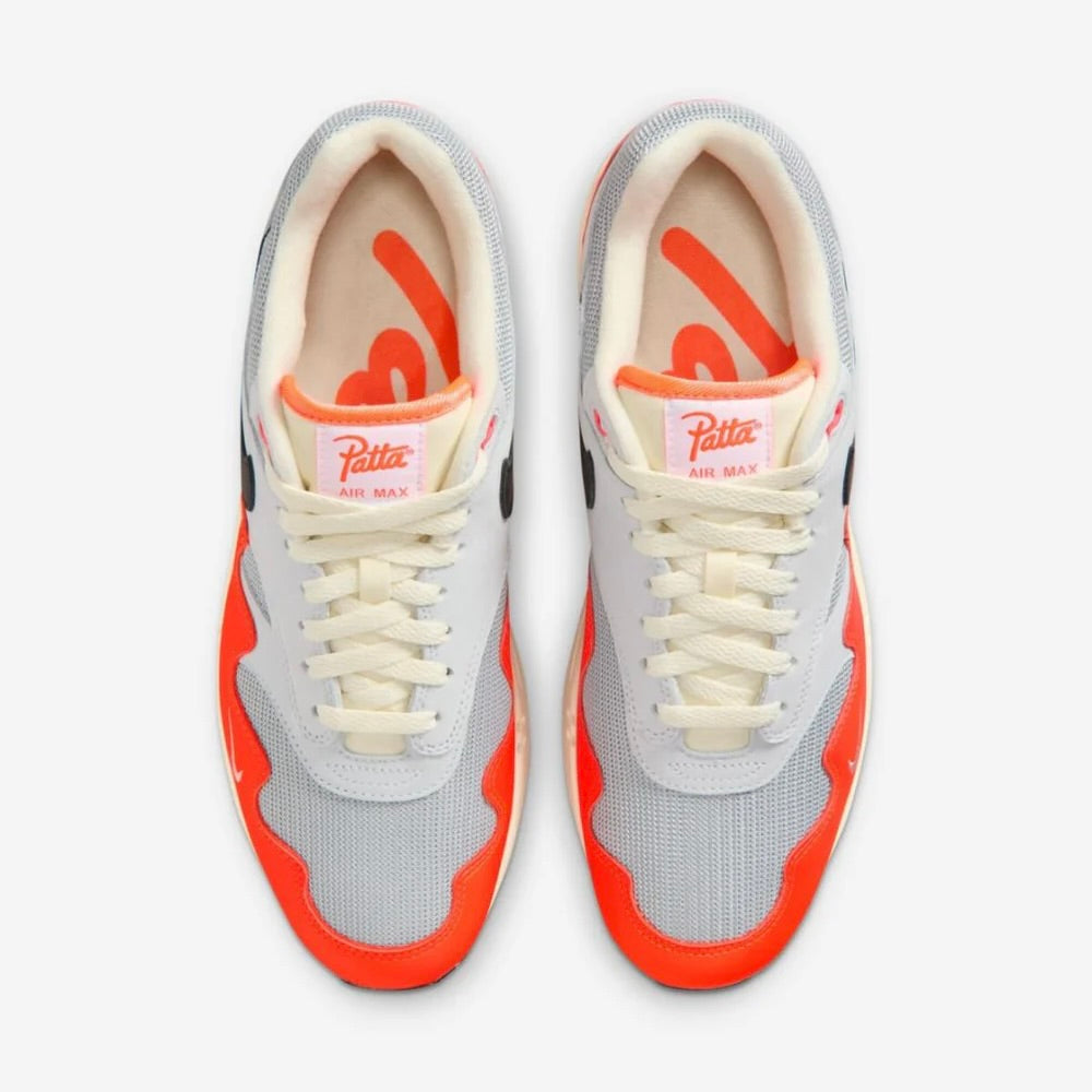 Nike Air Max 1 Patta Waves Hyper Crimson Pure Platinum