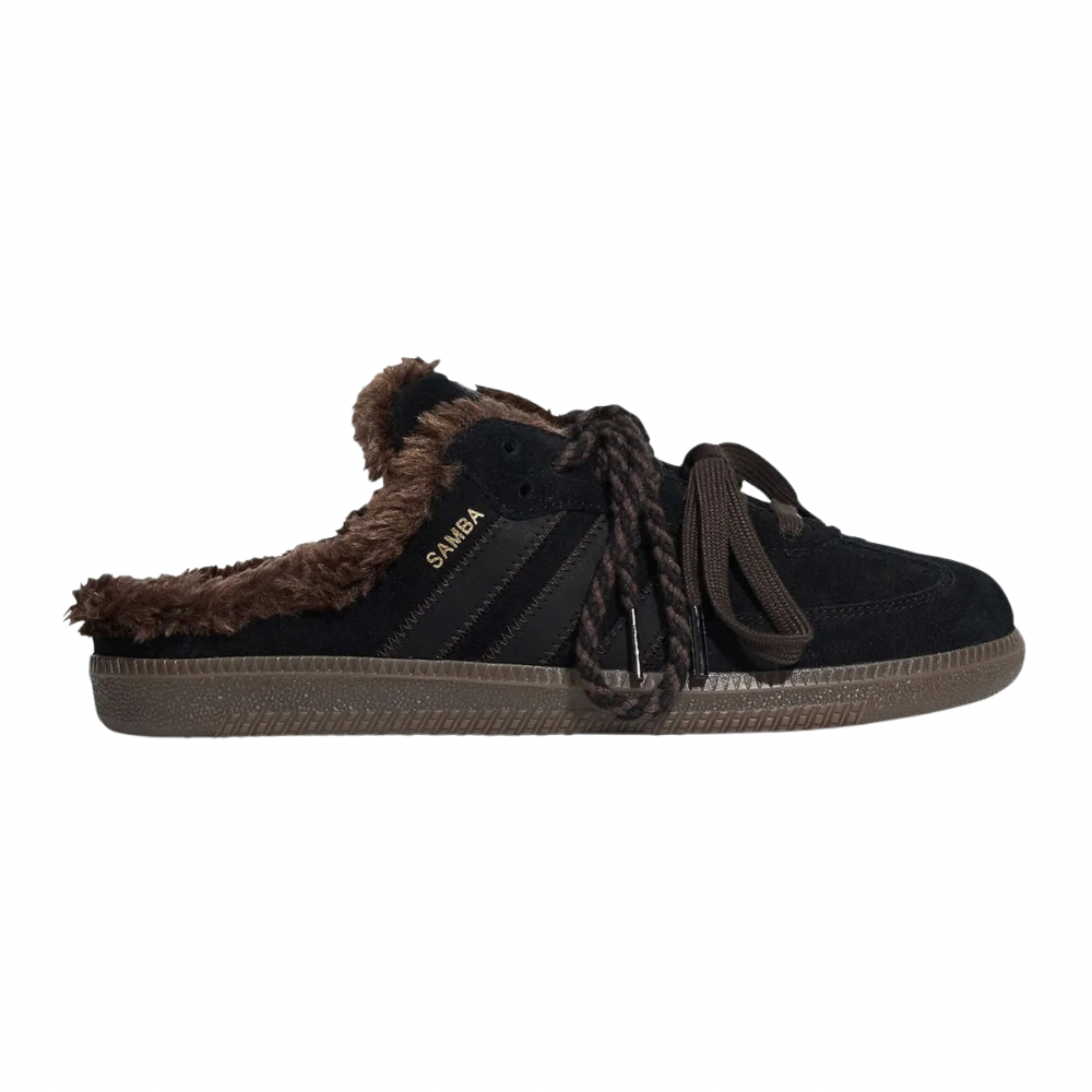 Adidas Samba OG Mule Black Dark Brown