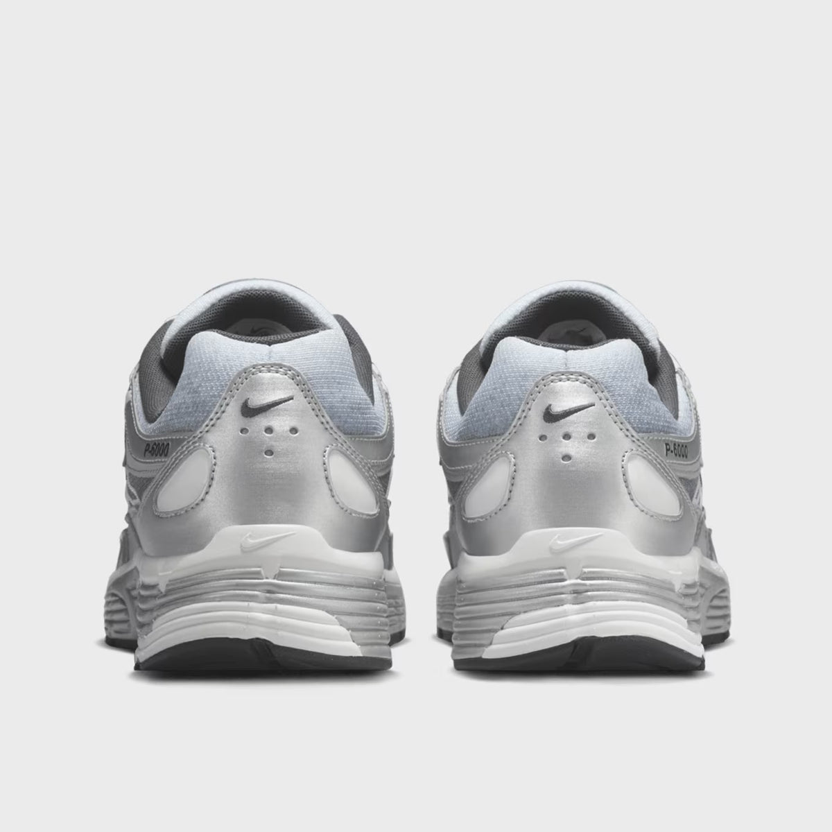 Nike P-6000 Metallic Silver Summit White-Wolf Grey